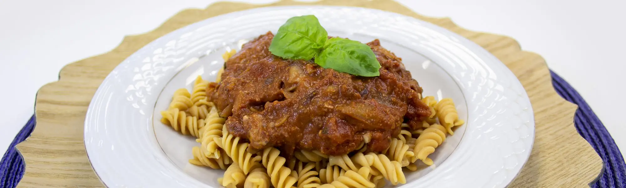 Cajun Seared Portobello and Walnut Bolognaise