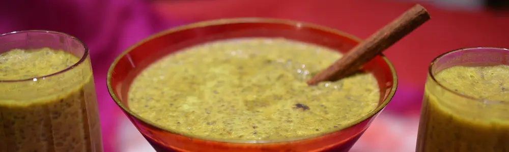 Turmeric Orange Chaga Chia Pudding