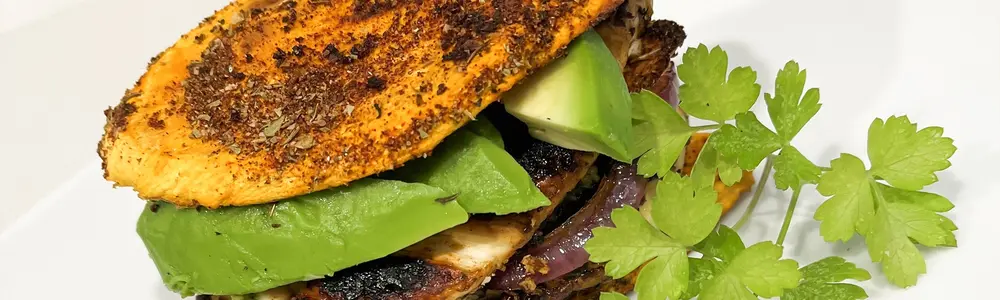 Pesto Yam Stack