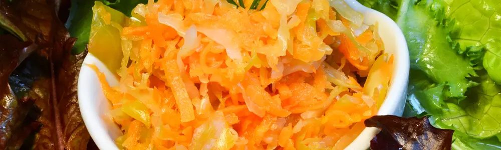 Carrot and Cabbage Probiotic Sauerkraut