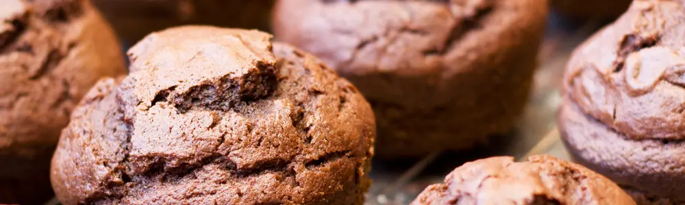 Chocolate Banana Maca Muffins